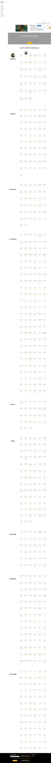 Top Retail Experts 2026 - RETHINK Retail