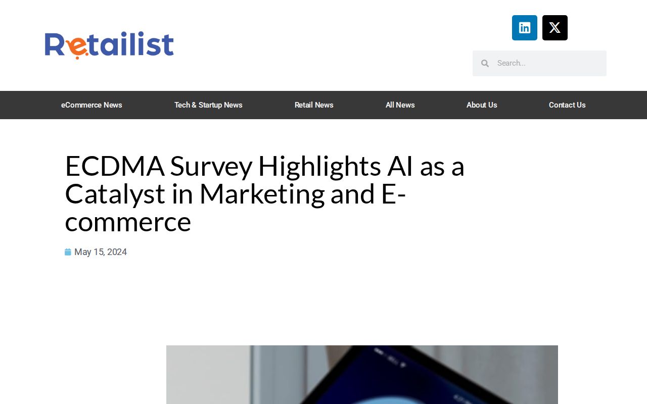 ECDMA Survey Highlights AI as a Catalyst in Marketing and E-commerce – Retailist Mag
