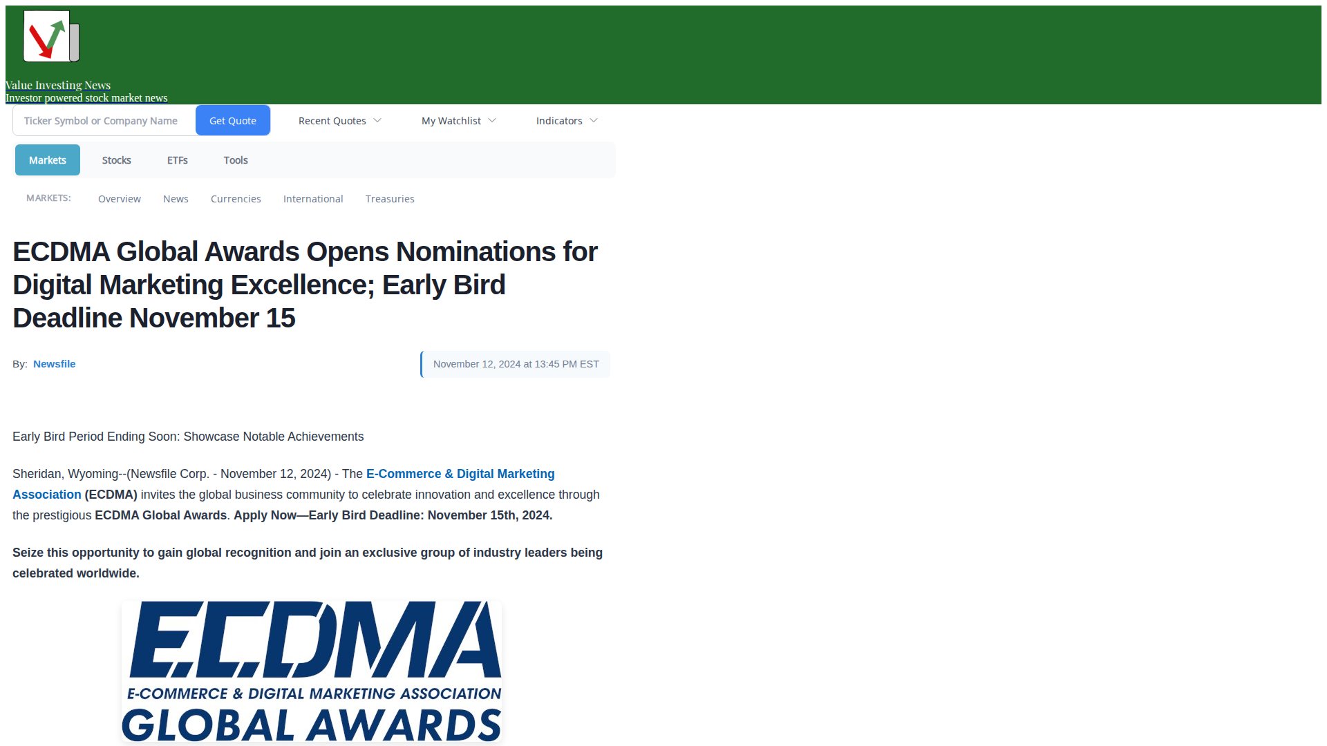 Value Investing News - Investor powered stock market news -