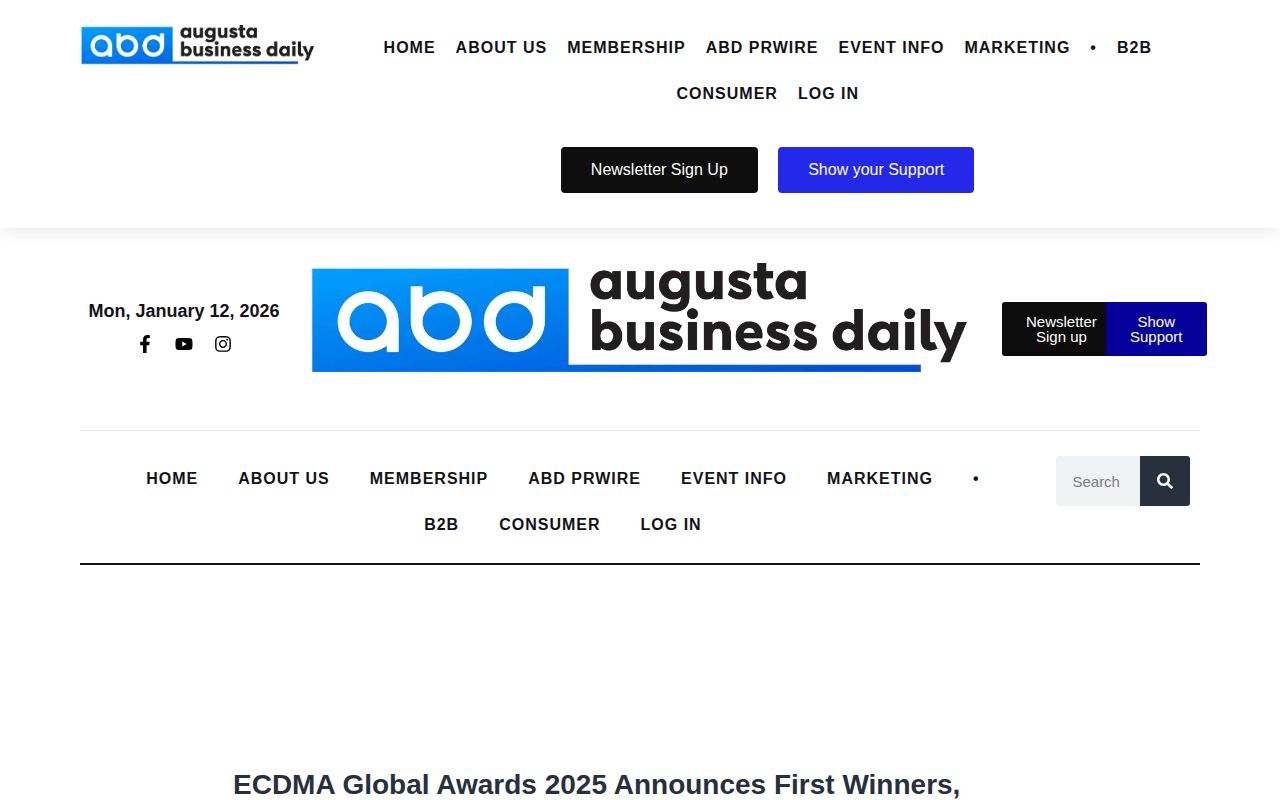 ECDMA Global Awards 2025 Announces First Winners, Establishing a New Global Benchmark for Recognition in E-Commerce, Digital Marketing, and Business Innovation