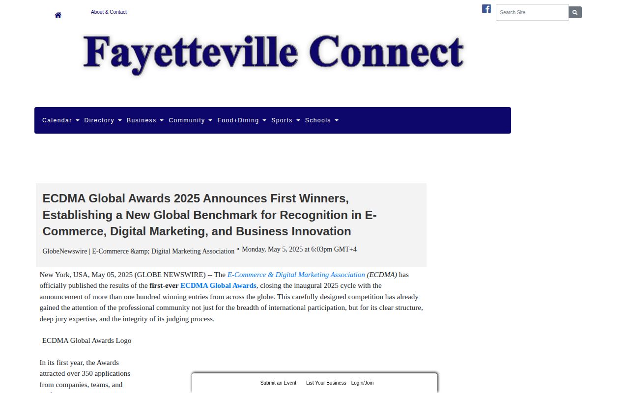 ECDMA Global Awards 2025 Announces First Winners, Establishing a New Global Benchmark for Recognition in E-Commerce, Digital Marketing, and Business Innovation