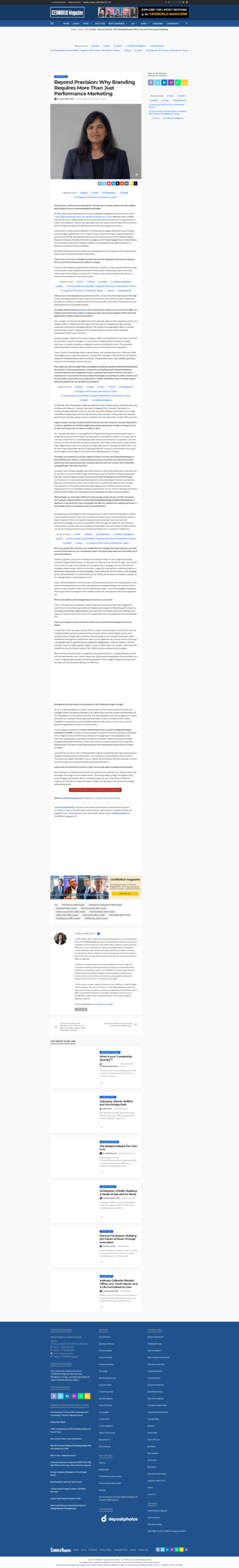 Beyond Precision: Why Branding Requires More Than Just Performance Marketing