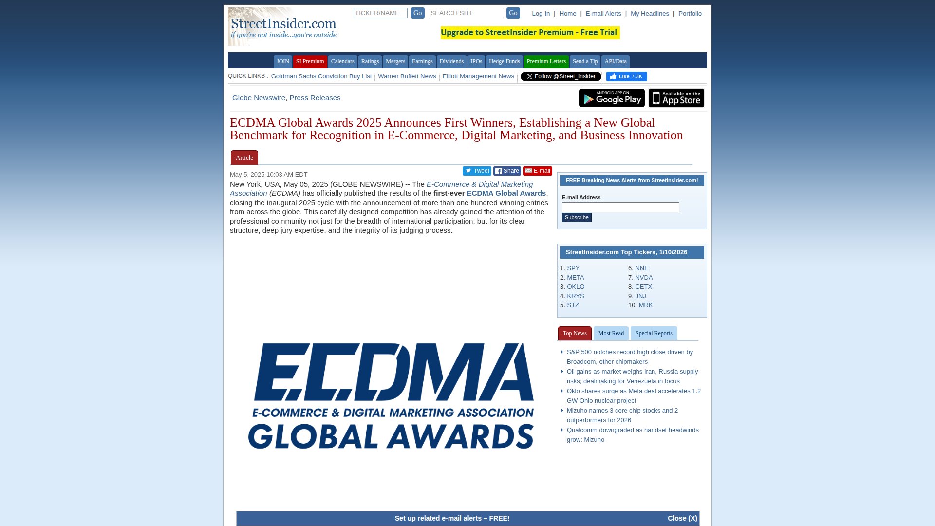 ECDMA Global Awards 2025 Announces First Winners, Establishing a New Global Benchmark for Recognition in E-Commerce, Digital Marketing, and Business Innovation