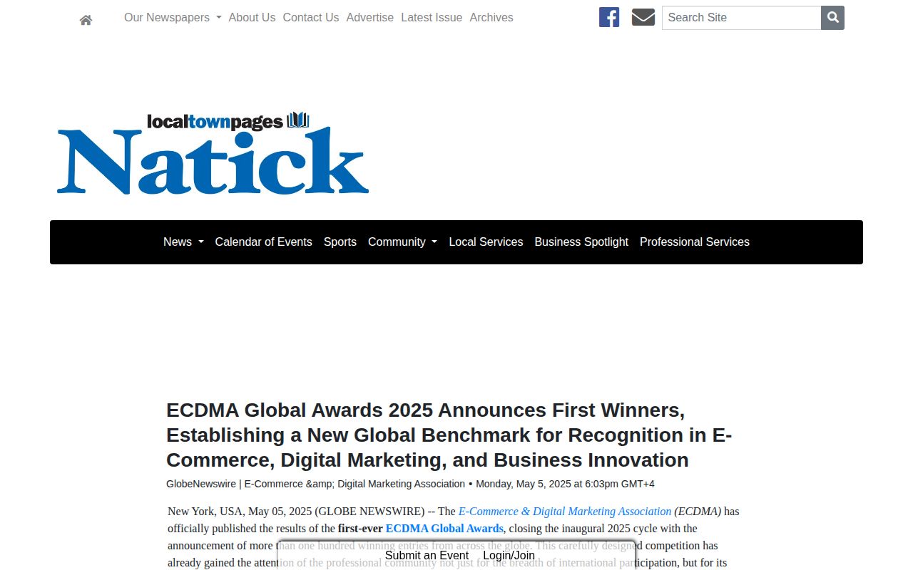 ECDMA Global Awards 2025 Announces First Winners, Establishing a New Global Benchmark for Recognition in E-Commerce, Digital Marketing, and Business Innovation
