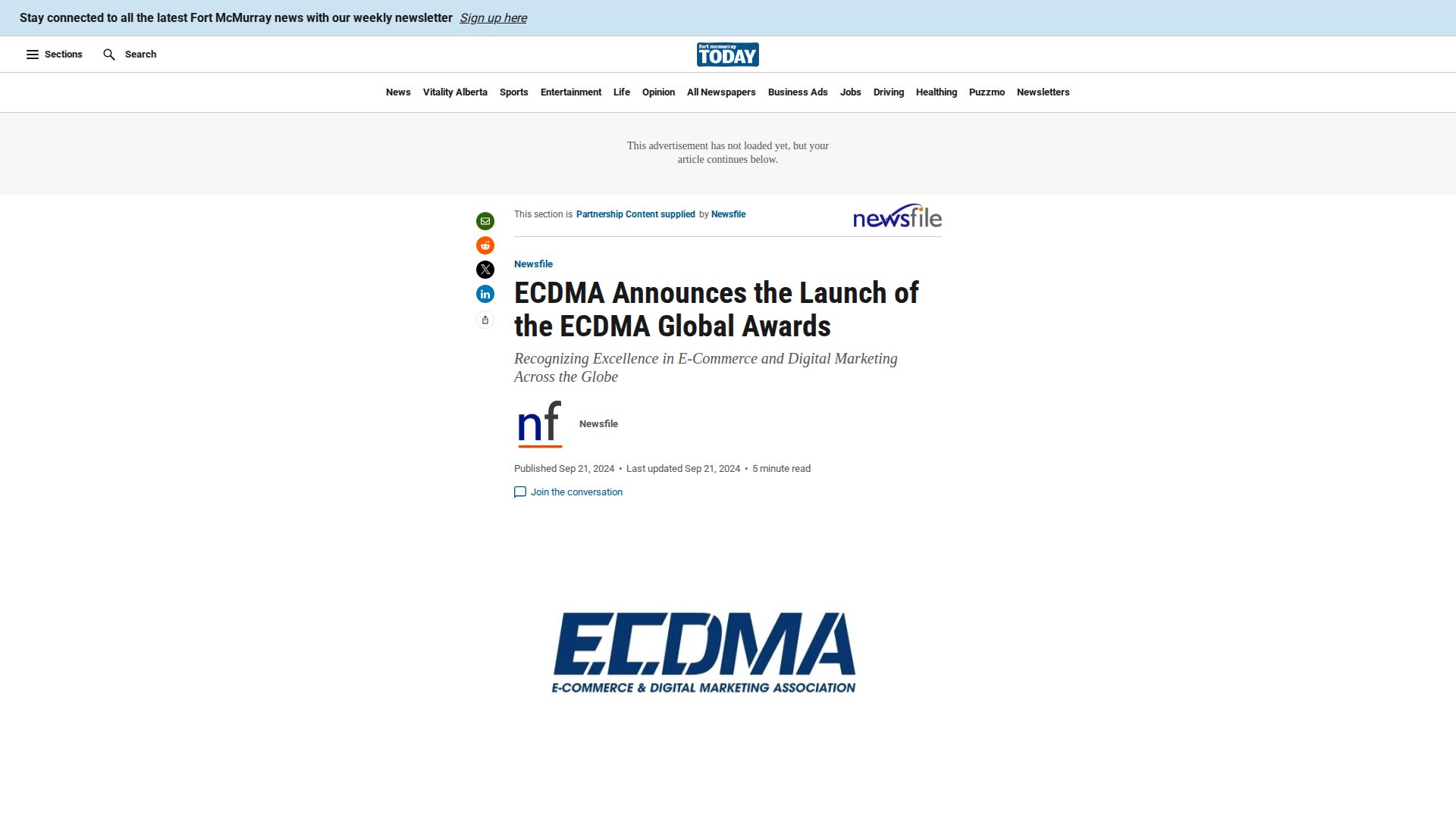 ECDMA Announces the Launch of the ECDMA Global Awards
