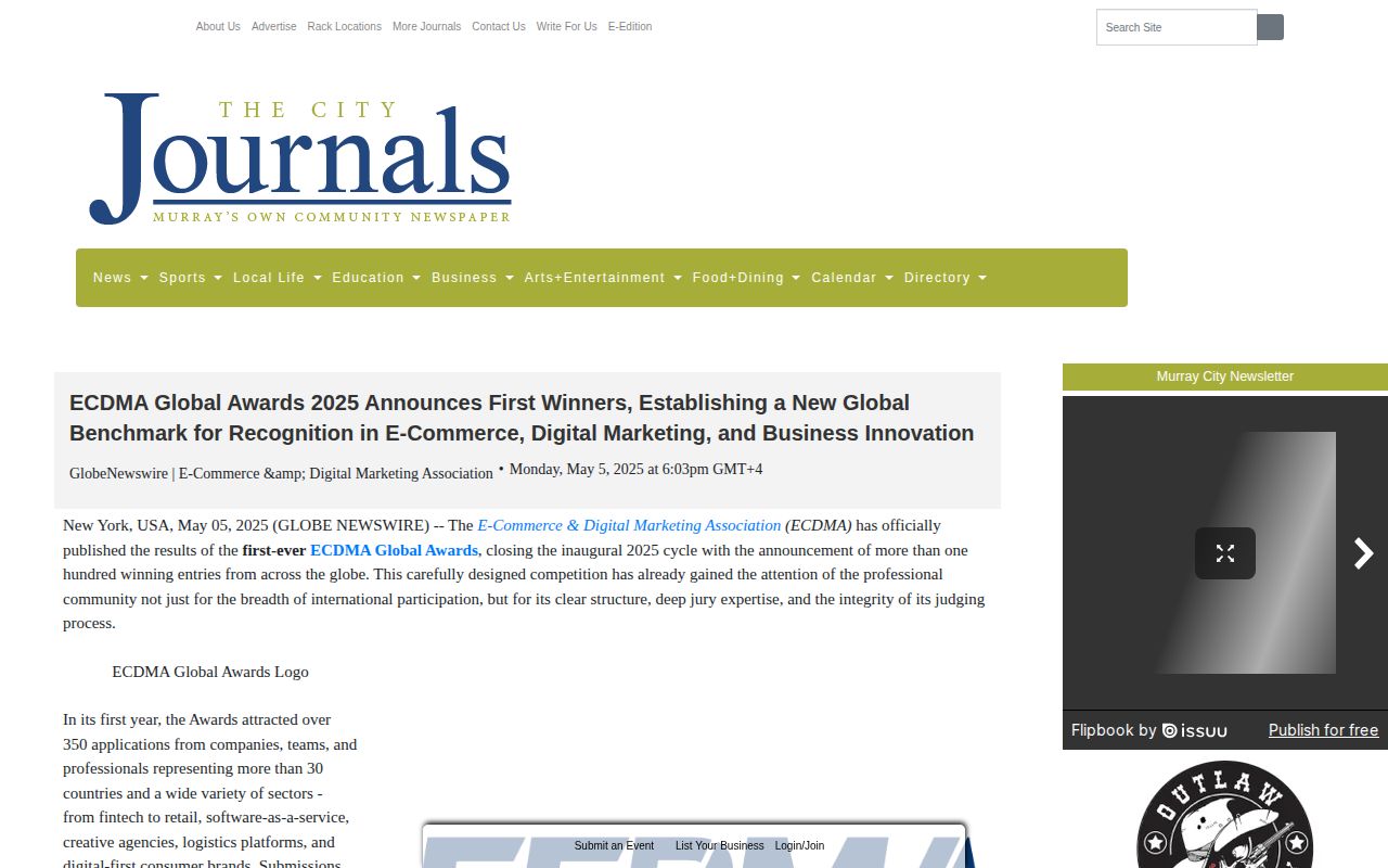 ECDMA Global Awards 2025 Announces First Winners, Establishing a New Global Benchmark for Recognition in E-Commerce, Digital Marketing, and Business Innovation