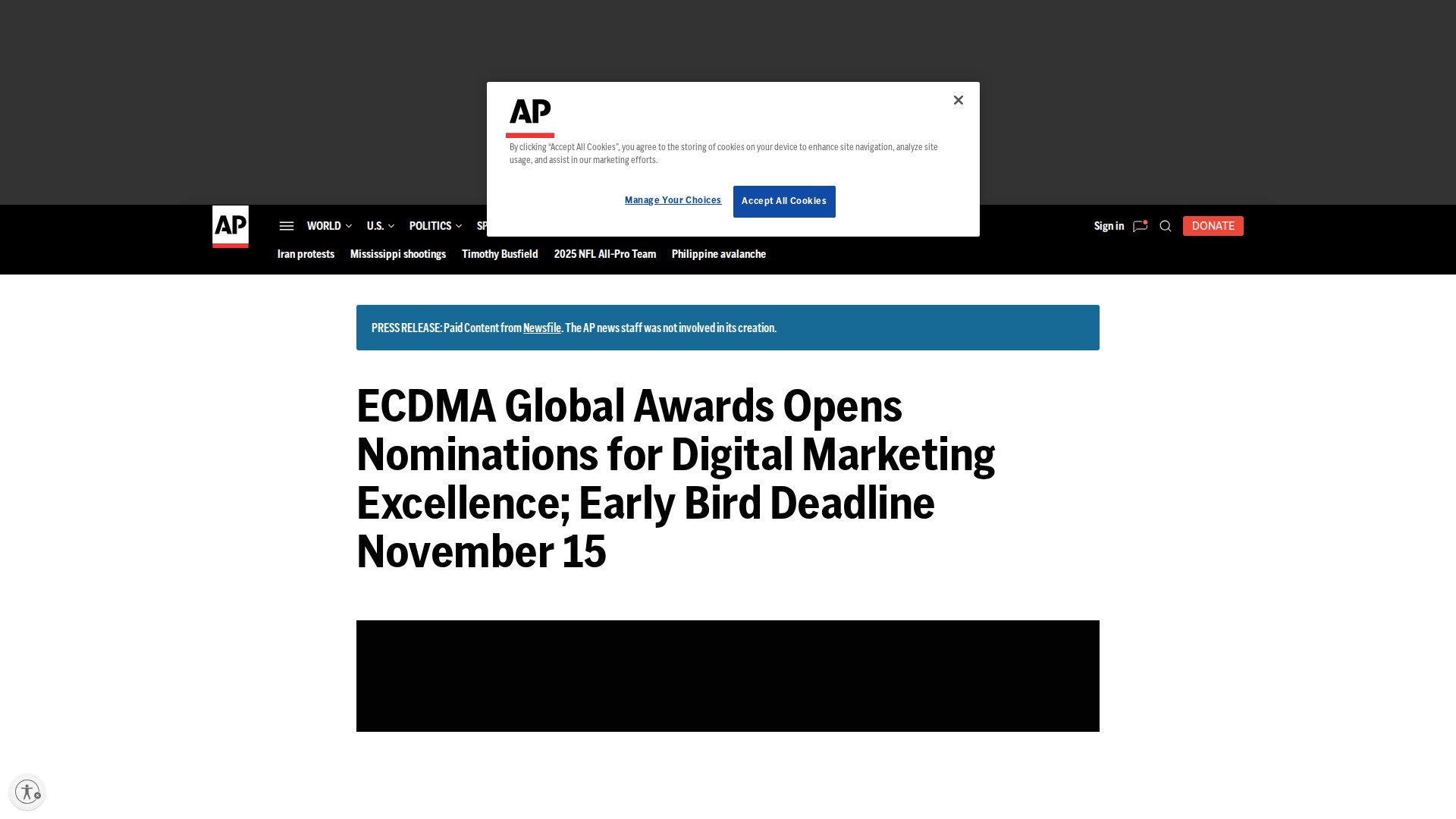 ECDMA Global Awards Opens Nominations for Digital Marketing Excellence; Early Bird Deadline November 15