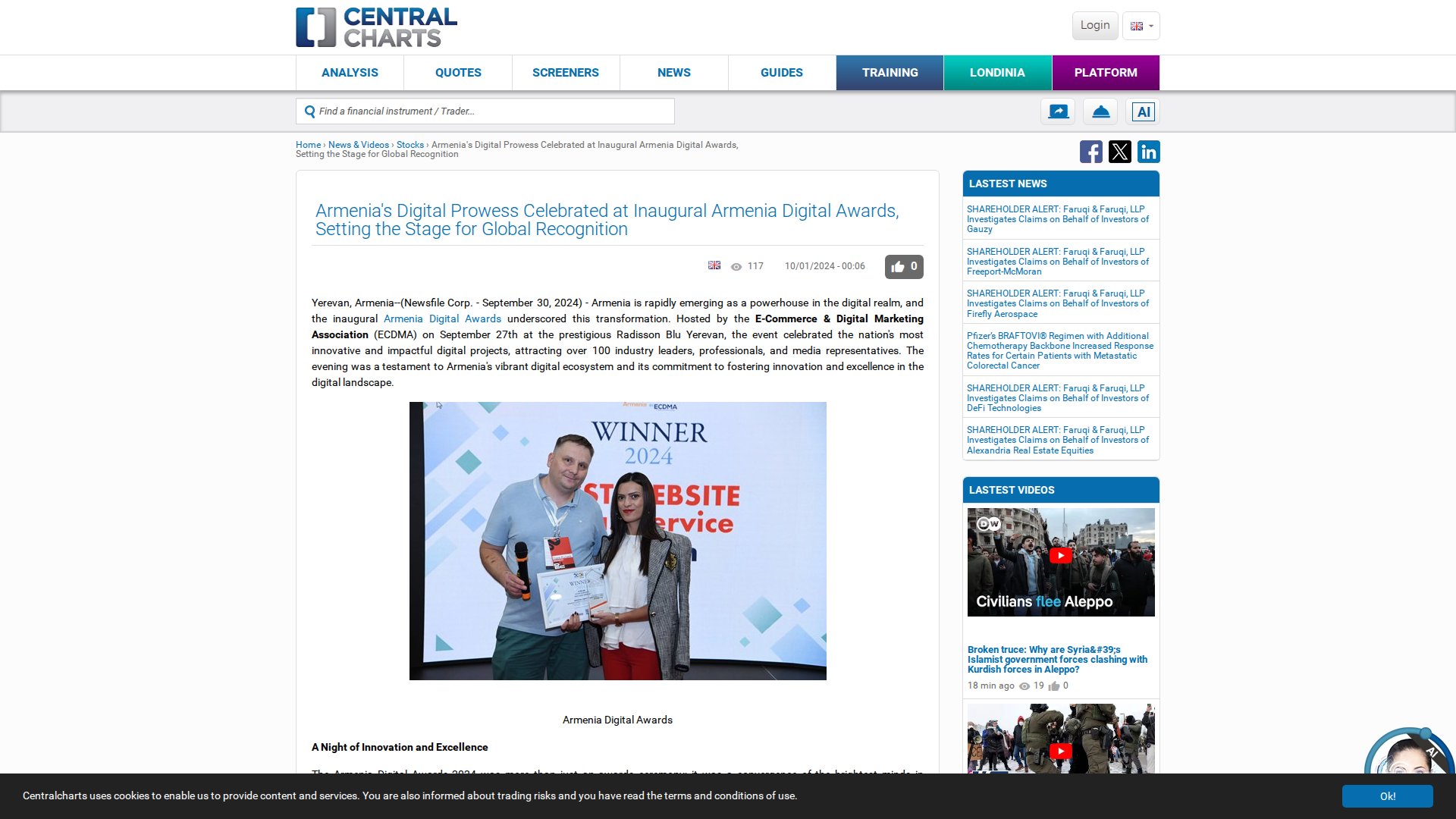 Armenia's Digital Prowess Celebrated at Inaugural Armenia Digital Awards, Setting the Stage for Global Recognition