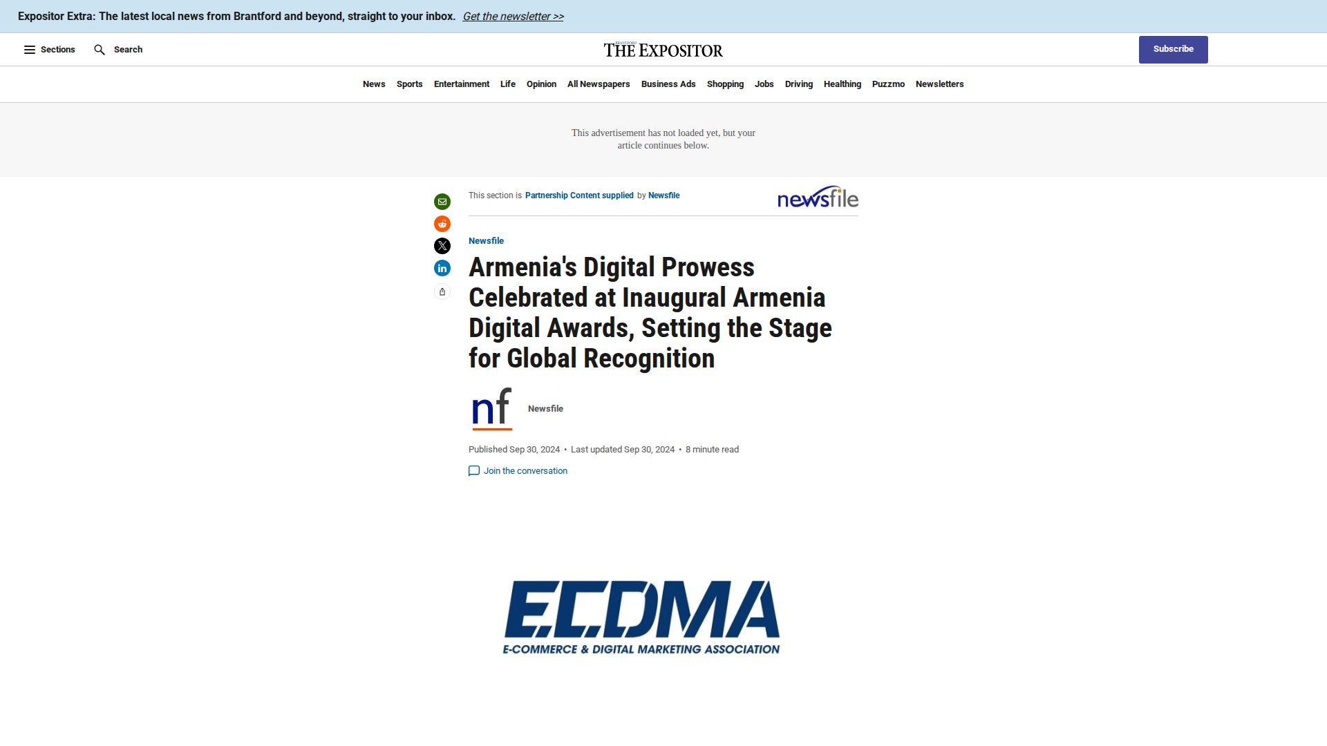 Armenia's Digital Prowess Celebrated at Inaugural Armenia Digital Awards, Setting the Stage for Global Recognition