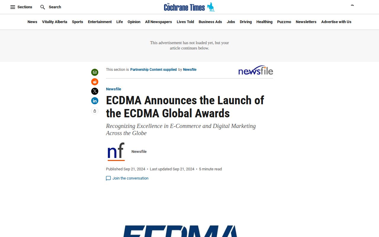 ECDMA Announces the Launch of the ECDMA Global Awards