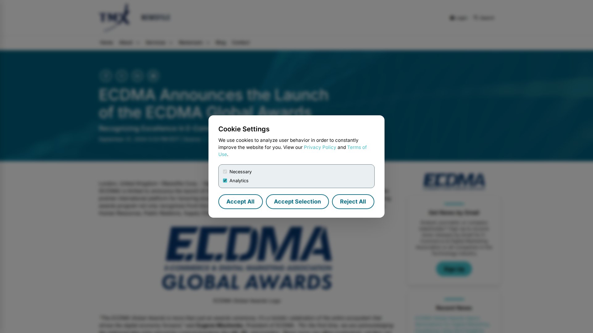 ECDMA Announces the Launch of the ECDMA Global Awards