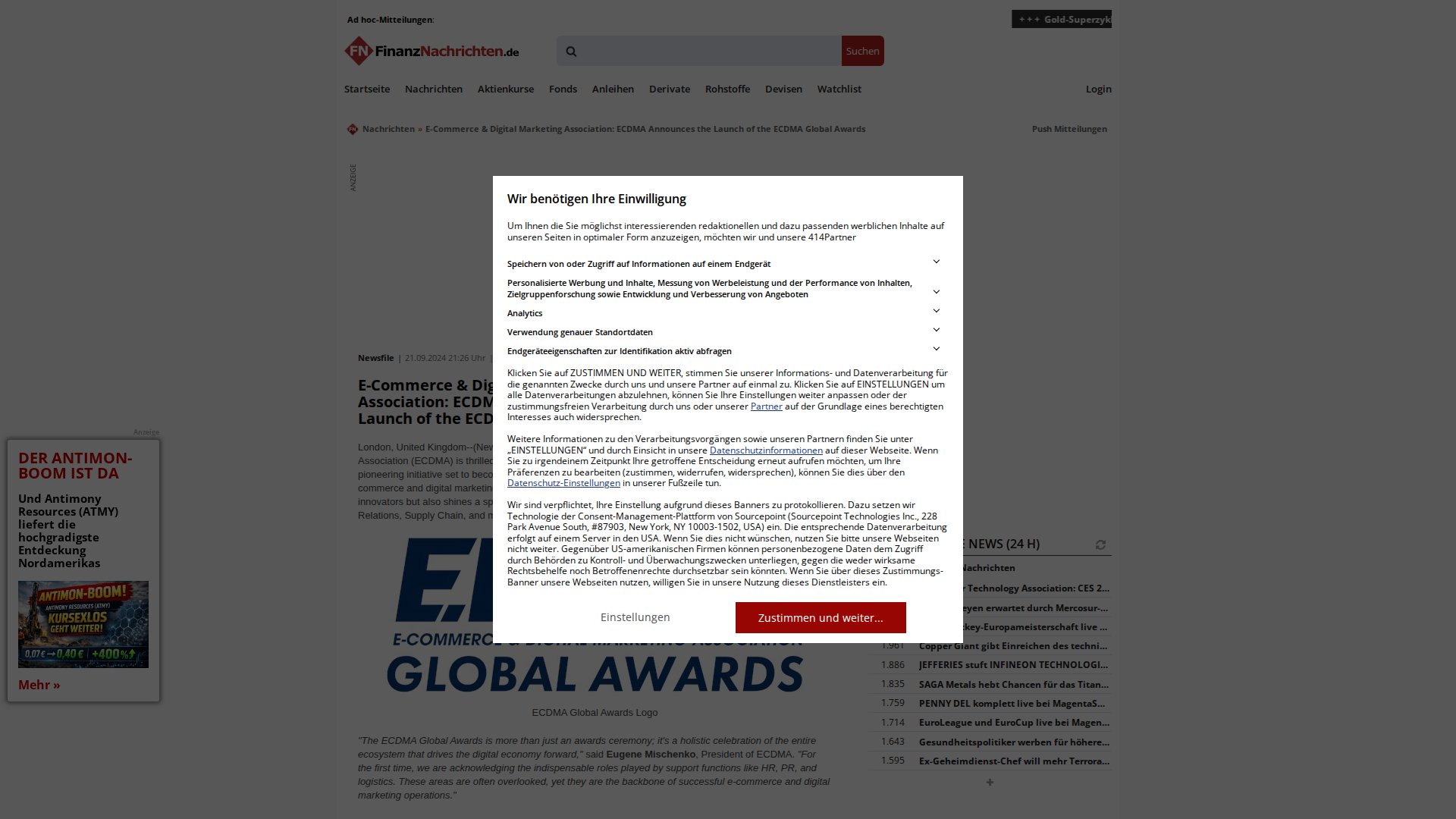 E-Commerce & Digital Marketing Association: ECDMA Announces the Launch of the ECDMA Global Awards