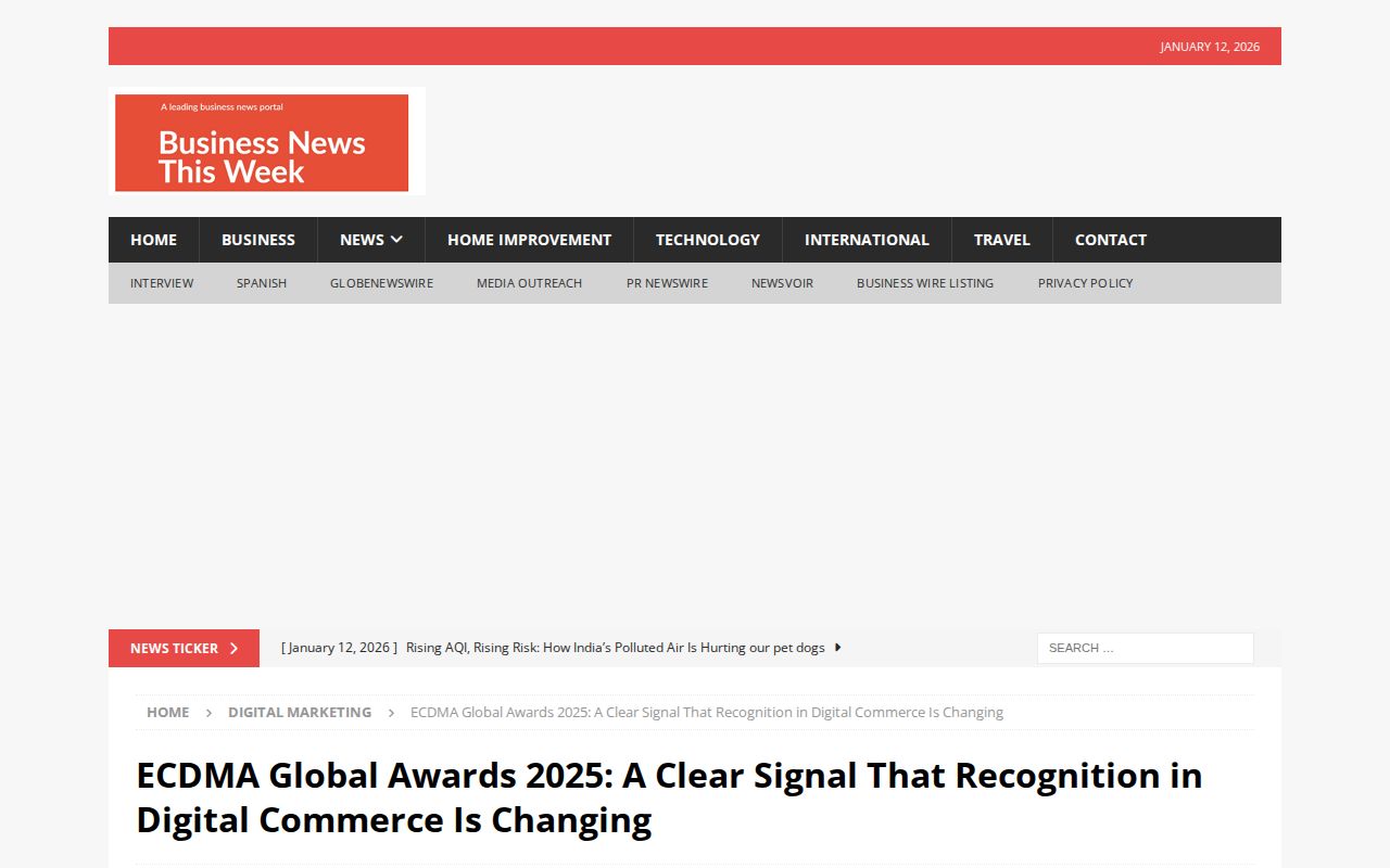 ECDMA Global Awards 2025: A Clear Signal That Recognition in Digital Commerce Is Changing